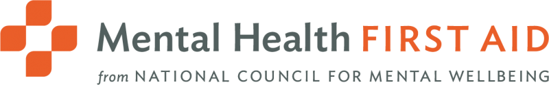 Mental Health First Aid logo from National Council for Mental Wellbeing